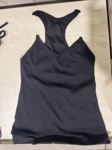 Ribbed Racerback Tank Top