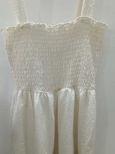 White Tiered Maxi Dress