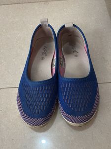 APL Blue Ballet Flats