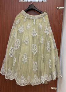 pastel green lehnga choli