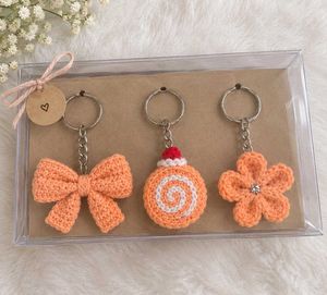 Handmade Crochet Keychain Set