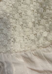 ZUDIO White Square Neck Sleeve Top (S)