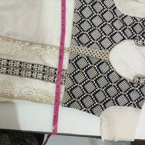 Elegant White Embroidered Kurta