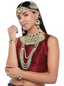 Gold Plated Kundan Dulhan Bridal Jwellery