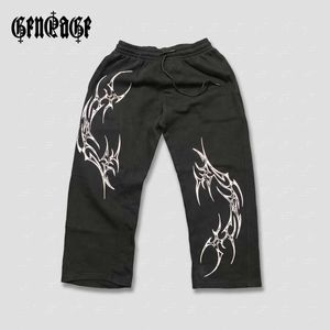 Grateage Homegrown Y2K Tribal Print Sweatpants