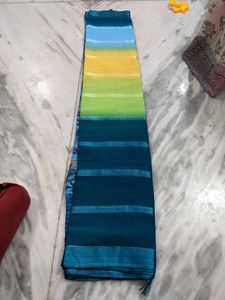 MULTICOLORED GEORGET SAREE