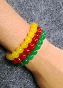 Vibrant Gemstone Stackable Bracelets