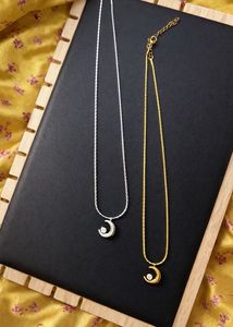 Elegant Moon Pendant Necklaces- Golden