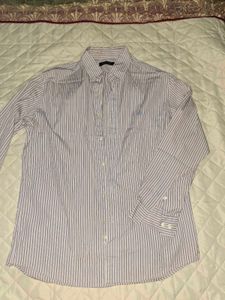 Men's Striped Button-Down Shirt
