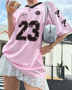 Pink Graphic Jersey T-Shirt