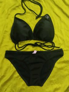 Black Bikini Bra panty set