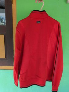 Men's Retro y2k style cropped Red Sports Jacket❣️�
