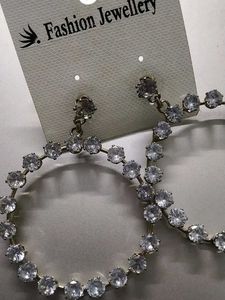 Sparkling Hoop Earrings