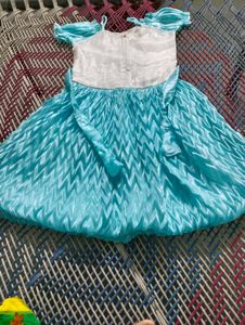 Sparkling Blue Party Dress for Girls