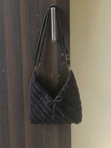 Chic Crochet Sling Bag