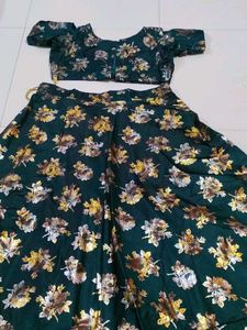 Beautiful Floral Print Lehenga