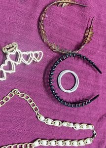 Hair Accessories neck chain combo