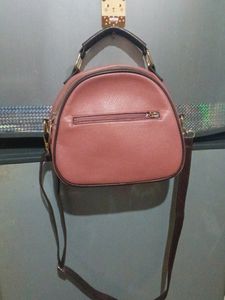 Imported Dark Pink Sling/Hand Bag