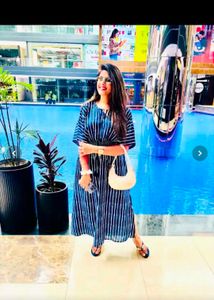Blue Striped kurta