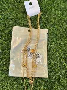 Charming Layered Star &amp; Heart Necklace