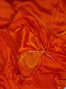Vibrant Orange pitter work ..rajputi dress