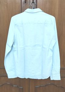 Tommy Hilfiger Women's Light Blue Button-Up Shirt