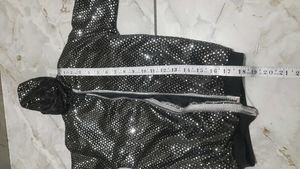 Sparkling Sequin Zip-Up Hoodie Jacket