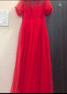 Red Princess Gown
