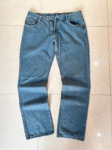 Blue Denim Straight fit Jeans