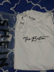 Shein White T-Shirt "The Boston"