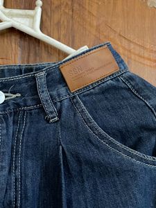 Women's Dark Wash Baggy Jeans