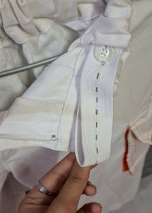 White Cargo Pants
