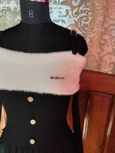 Chic Black &amp; White Mini Dress