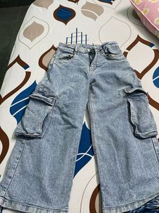 Light blue Cargo Jeans