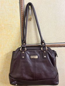 Stylish Brown Leather Handbag