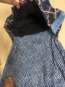long frill gown