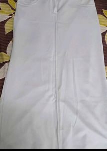 Elegant Pastel Pink &amp; grey skirt from Paris