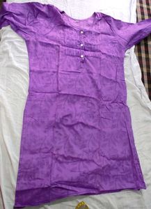 Purple Short Kurti
