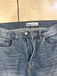Wide Leg Denim Jeans