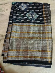 Elegant Black Saree