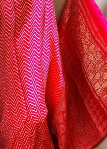 New Without Tag Ajrakh Modal Silk Zari Pallu Saree