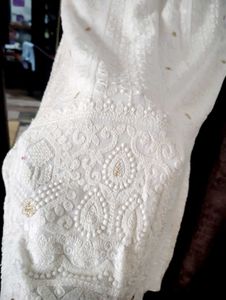Pure Lakhnawi Chicken Kurta, Inner Attached