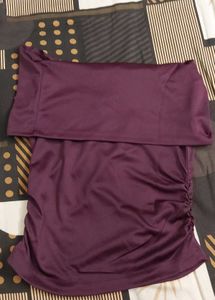 Shein Off-Shoulder Ruched Top