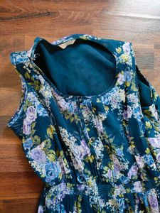 Imported Floral Print Casual Dress.