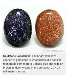 original lucky a Sparkling Goldstone Stateme