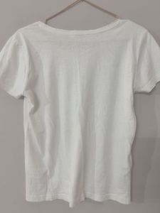 Mango White Tee