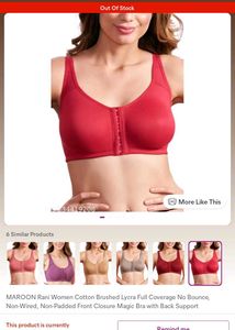Maroon Bra pack of 2