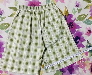 Cute Plaid Bear Shorts