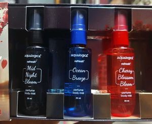 Aqualogica Perfume Body Mist Set of 3 and 1 more