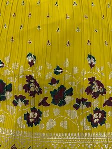 Crop top skirt set with dupatta for women